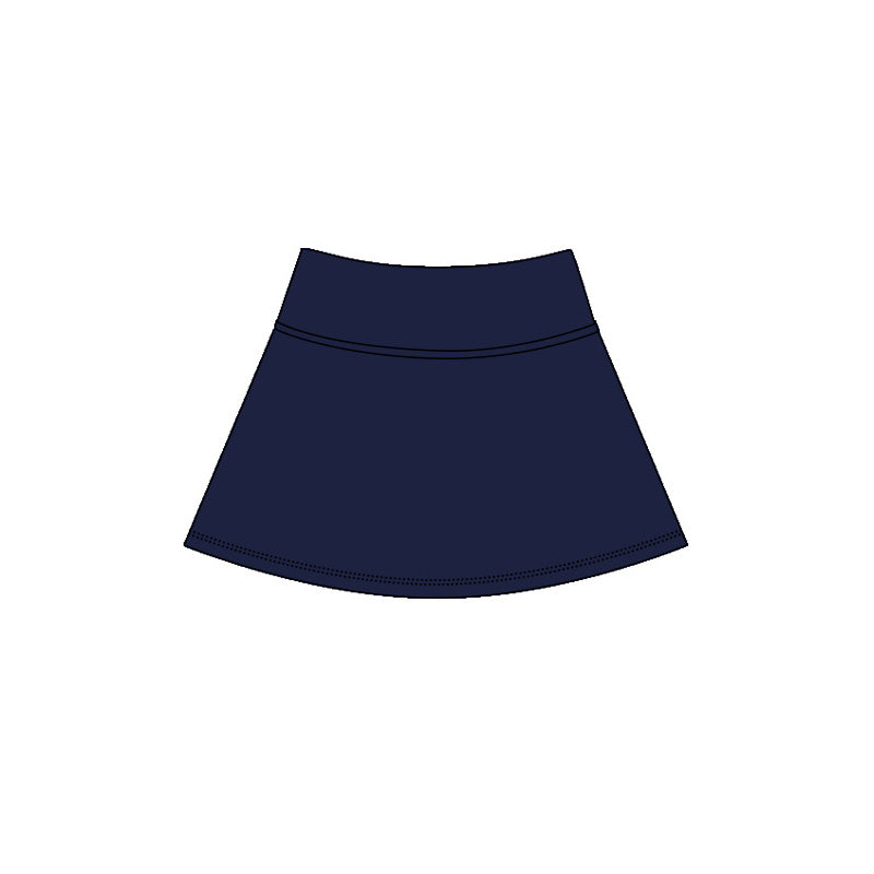 ( Moq 5 ) Preorder Baby Girls Kids Navy Skirt Shorts Bottoms Yoga Active Clothes