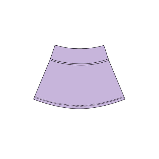 ( Moq 5 ) Preorder Baby Girls Kids Purple Skirt Shorts Bottoms Yoga Active Clothes