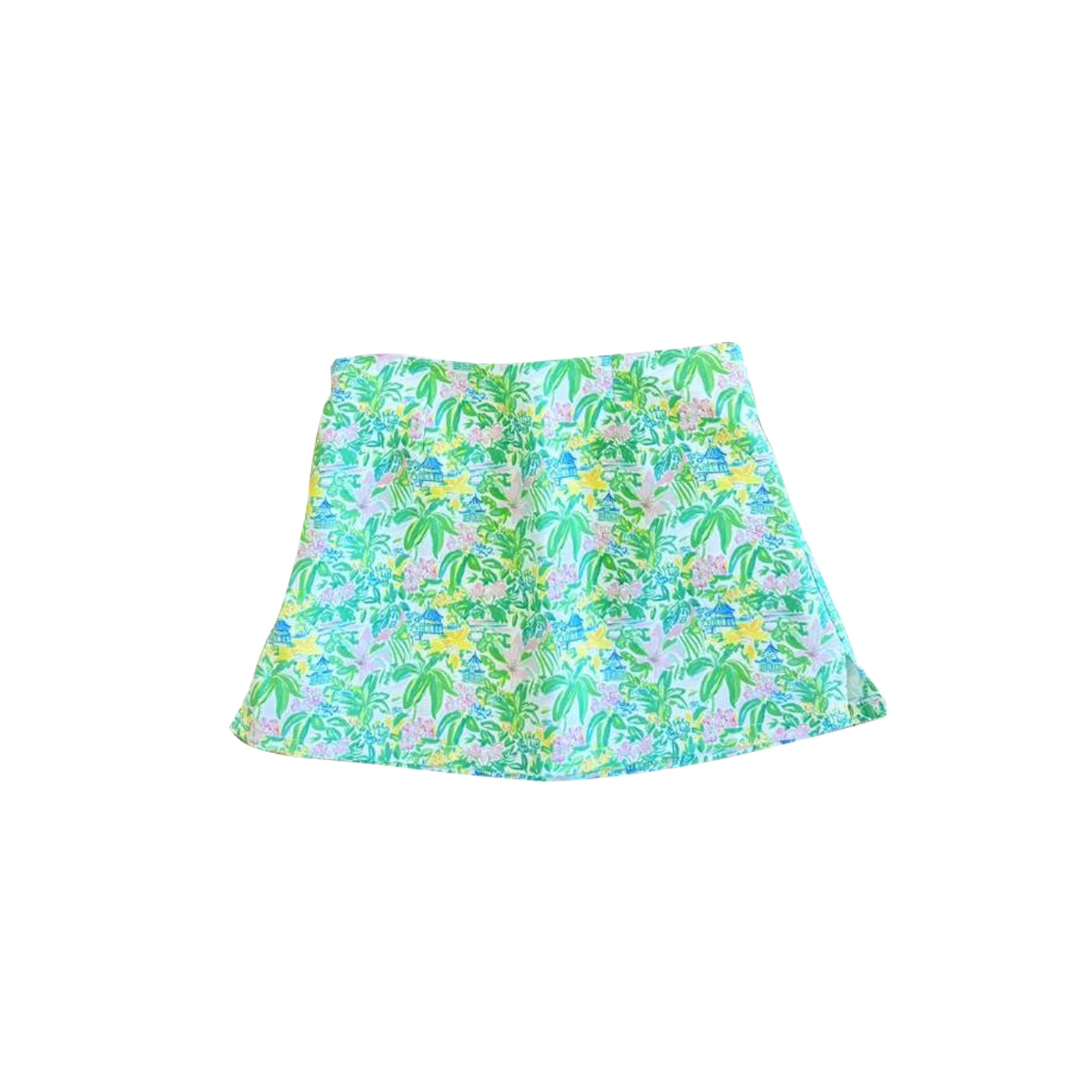 ( Moq 5 ) Preorder Baby Girls Kids Flower Skirt Shorts Bottoms Yoga Active Clothes
