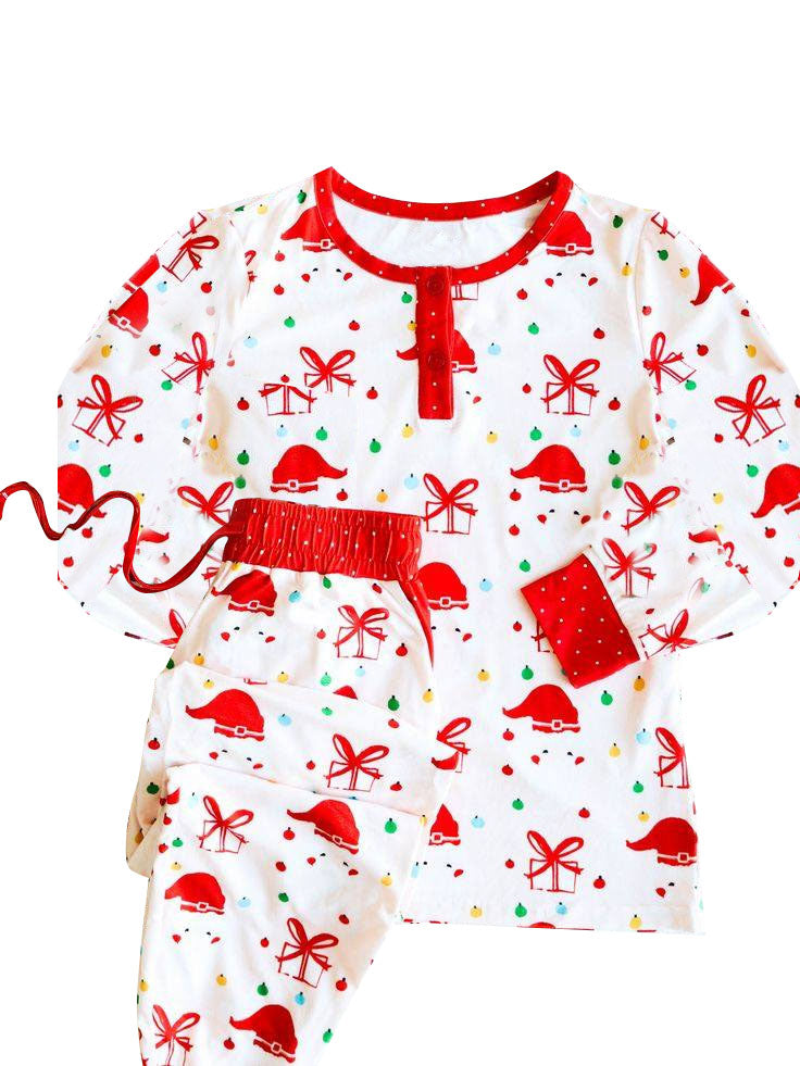 Pre-order Baby Girl Christmas Gifts Shirt Pants Pajamas Set