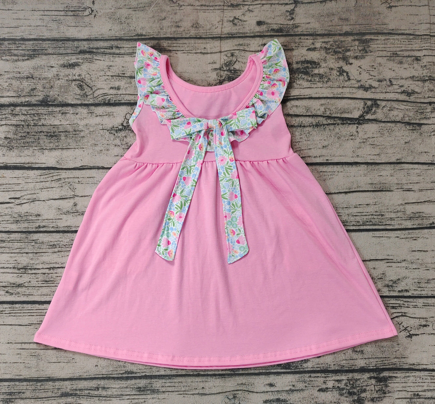 Pre-order Baby Girl Sleeveless Flora Pocket Dress