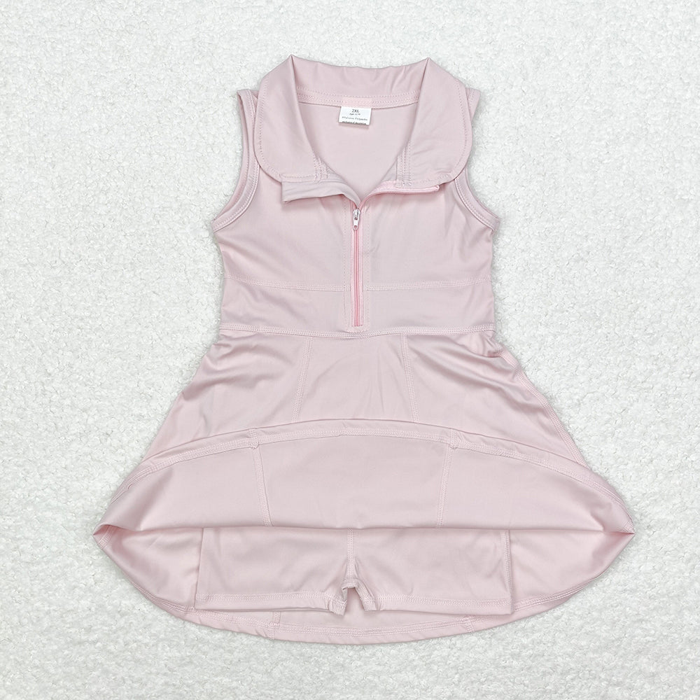 Baby Girl Pink Athletic Active Wear Skirt Shorts Sibling Dress
