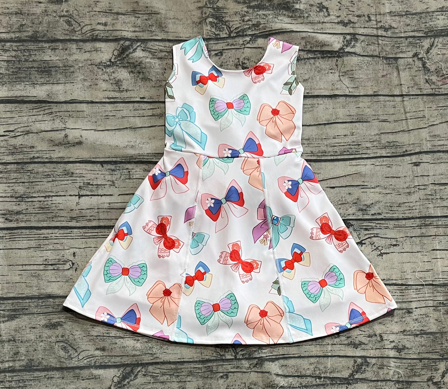 Baby Girl Princess Bows Yoga Active Wear With Shorts Dress RTS