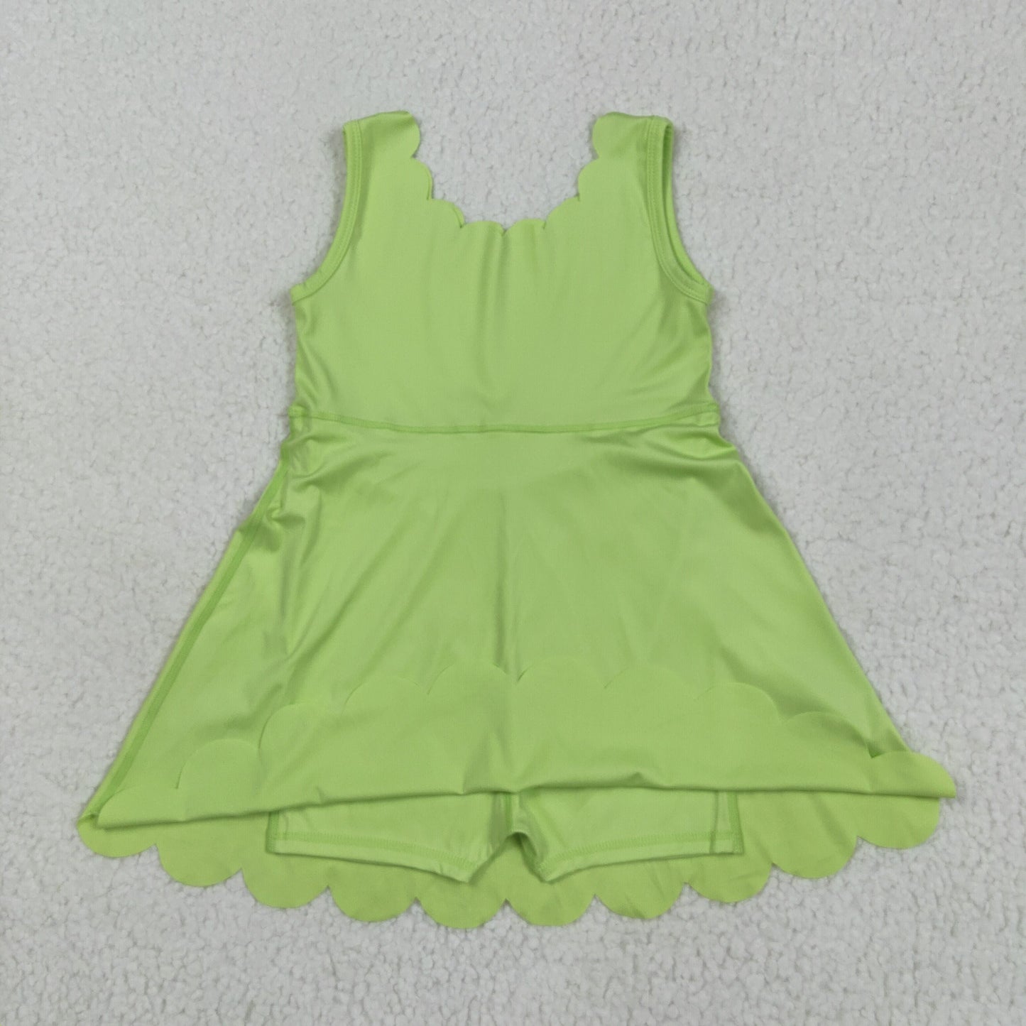 Baby Girl Toddler Sleeveless Summer Skort Knee Length Dress Sibling Yoga Active Clothes RTS