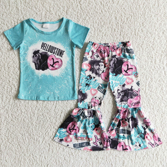 Promotion Baby Girl Singer Bell Pants Music Western Outfit RTS