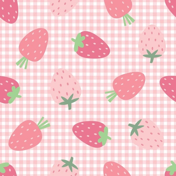 Preorder Baby Girl Sleeveless Strawberry Plaid Tunic Ruffle Short Set ( Moq 5 )