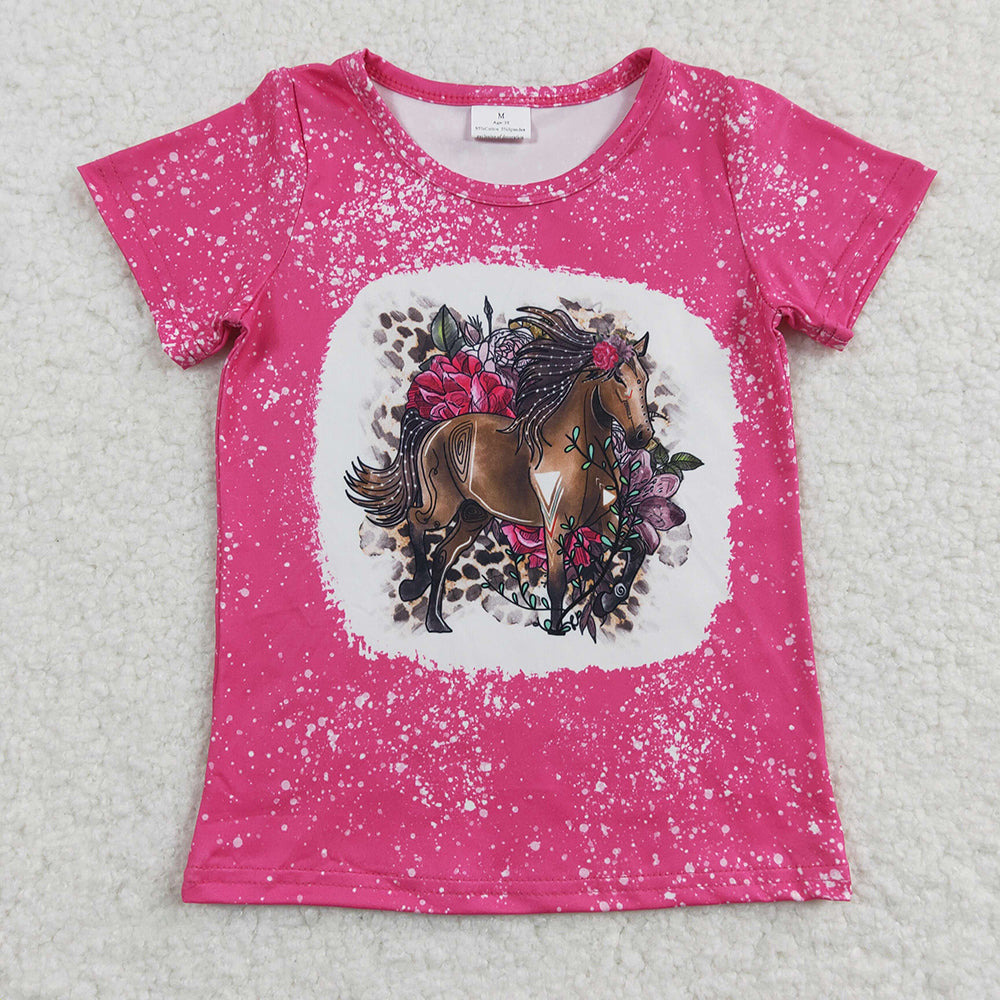 Baby Boy Girl Shorts Sleeves Western Cowgirl Cowboys Sibling Shirt RTS