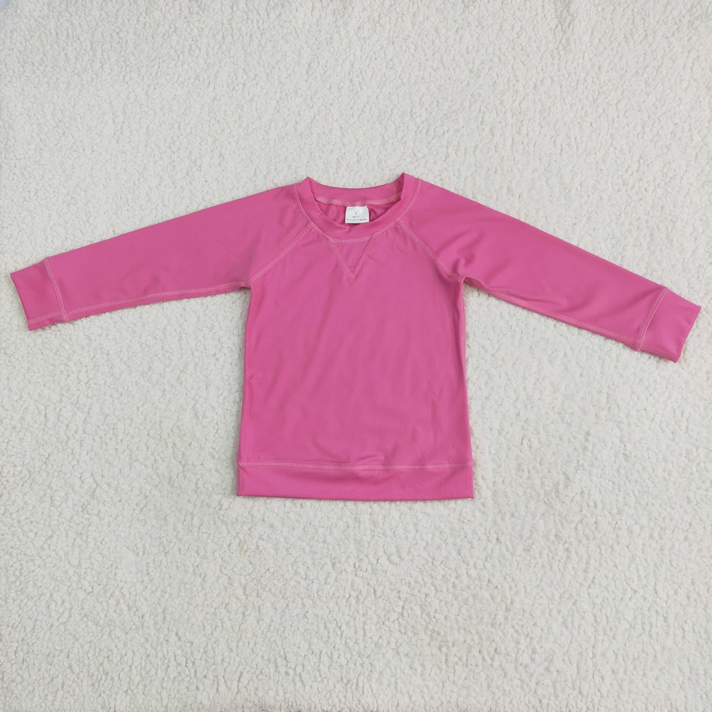 Baby Girl Long Sleeves Colorful Yoga Active Sibling Shirt Tops RTS