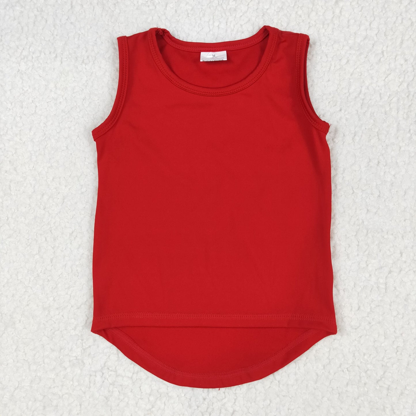 Baby Girl Sleeveless Colorful Yoga Active Tee Shirt Tops Sibling Clothes RTS
