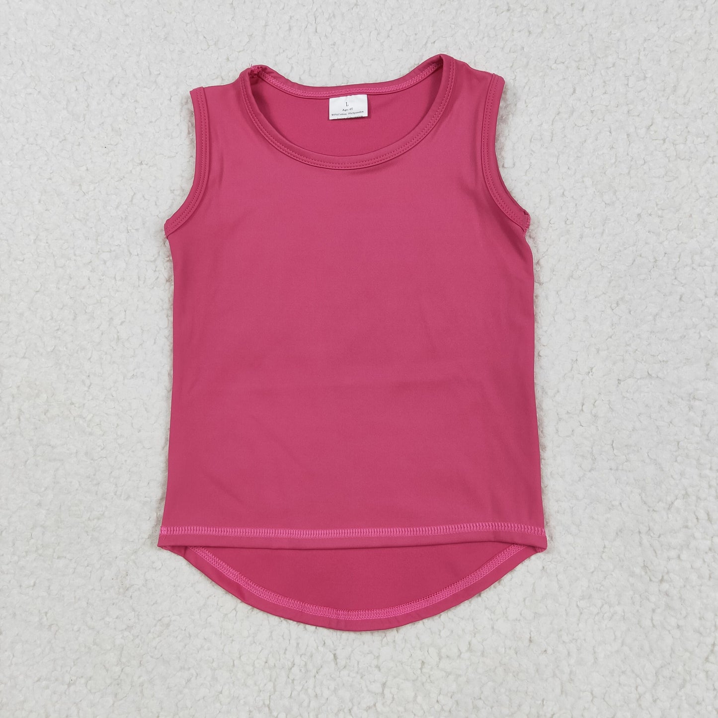 Baby Girl Sleeveless Vest Tops Sibling Yoga Active Kids Wear Clothes RTS