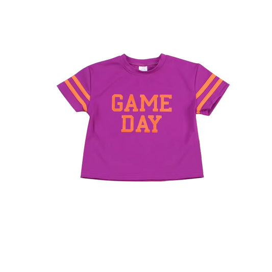 ( Moq 5 ) Preorder Baby Girl Short Sleeves Game Day Shirt