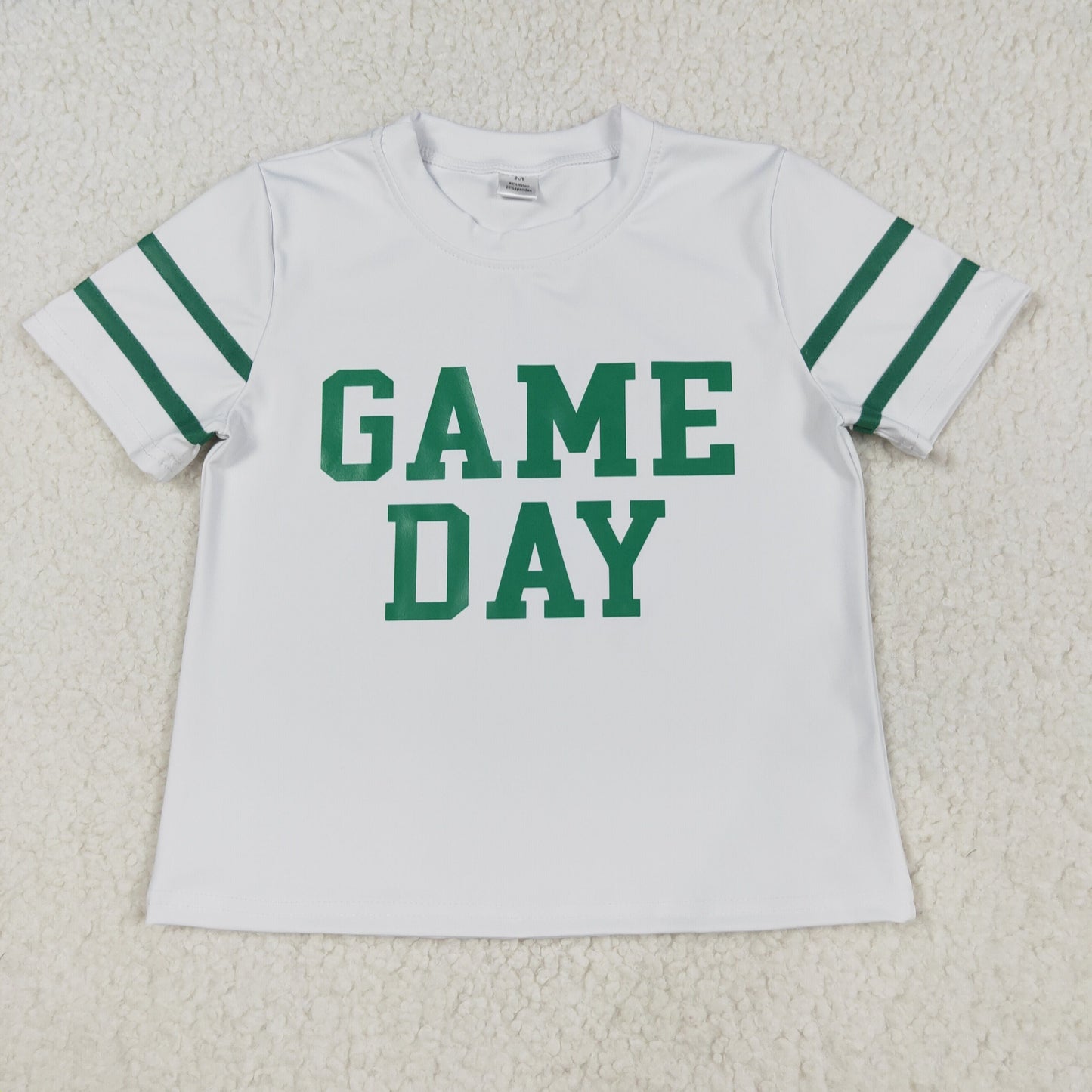 Baby Girl Short Sleeves Game Day Shirt Sibling Yoga Active Team Cheer Vinyl Tops RTS