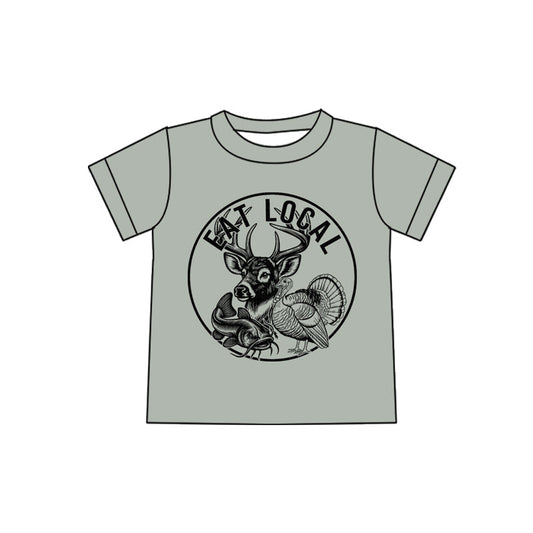 ( Moq 5 ) Preorder Adult Women Short Sleeves Deer turkey Hunting Shirt Tops