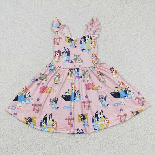 GSD0422 Baby Girl Summer Dogs Dress