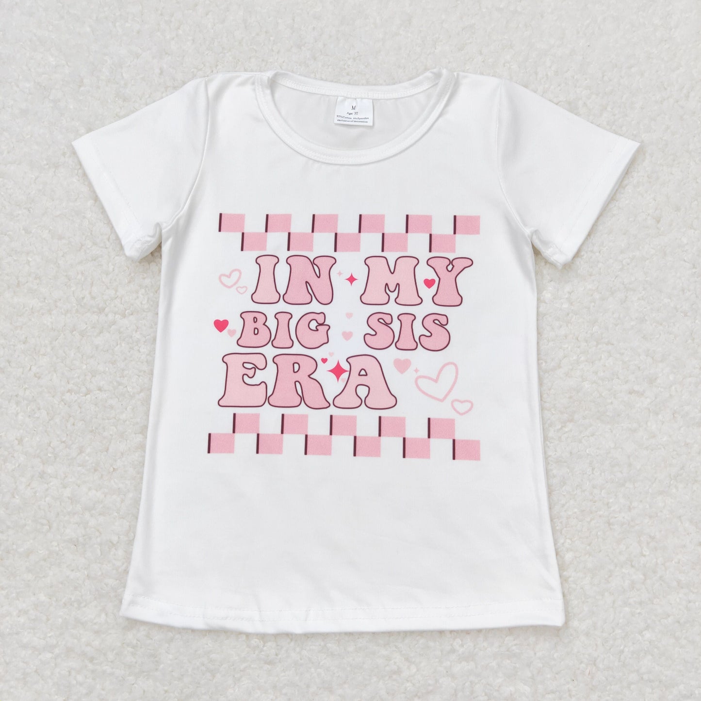 Baby Girl Short Sleeves In My Little Sister Era Shirt Singer Tops