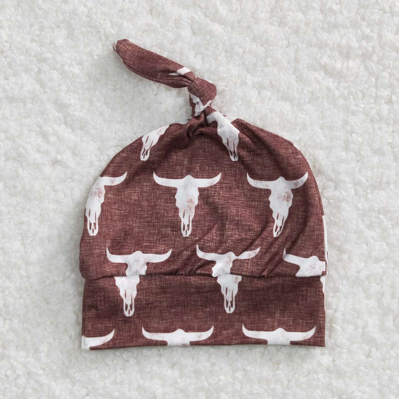 P0273 Baby Boy Western Cow Pants Hat Set