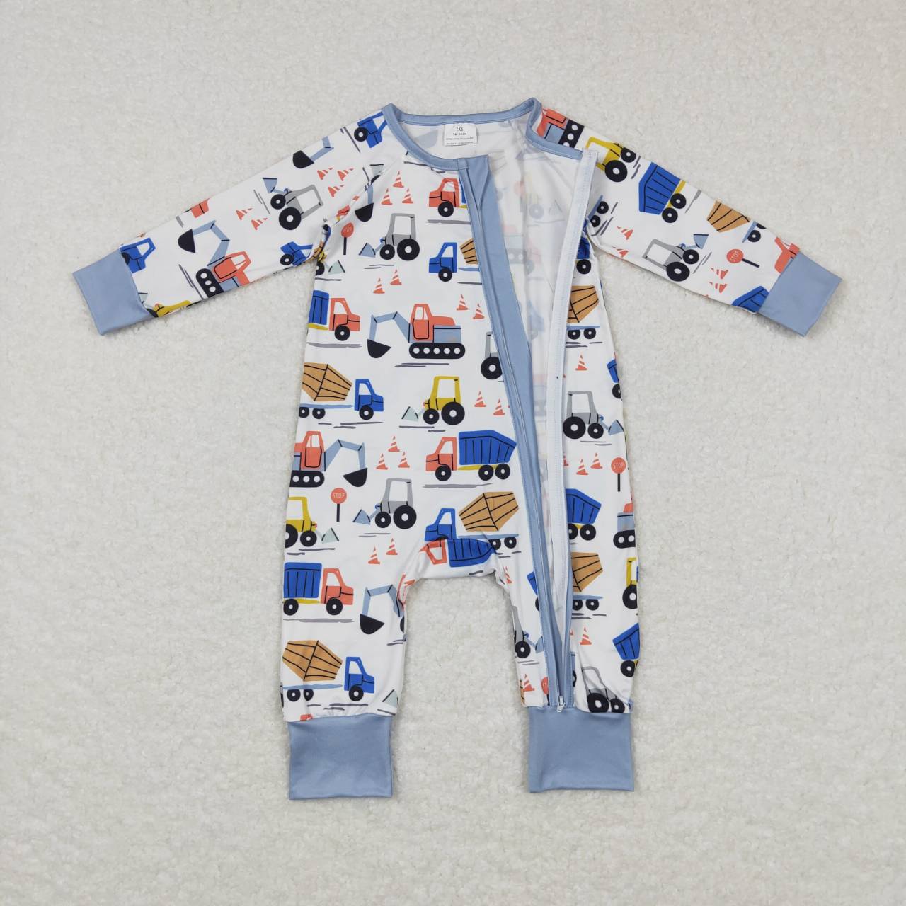 LR0725 Baby Boy Long Sleeves One Piece Construction Romper
