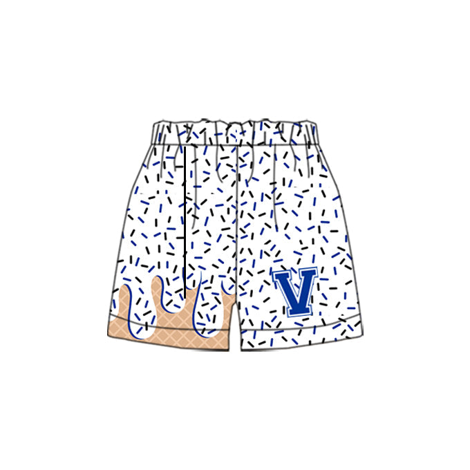Baby Boy Kids Team V Shorts Bottoms ( Moq 5 )