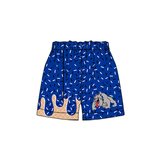 Baby Boy Kids Blue Team Bog Shorts Bottom ( Moq 5 )