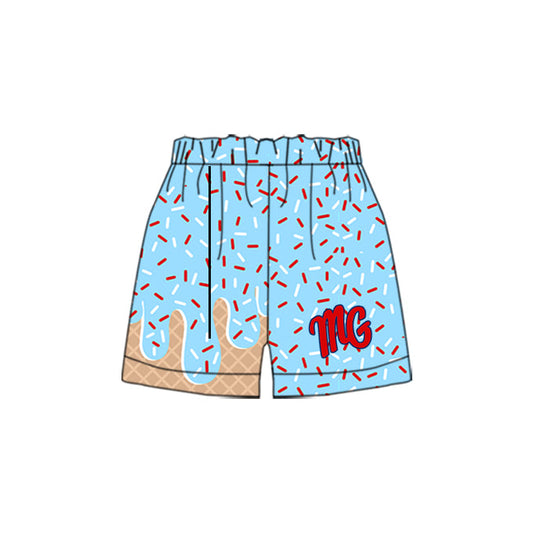 Baby Boy MG Team Summer Blue Shorts Bottoms ( Moq 5 )