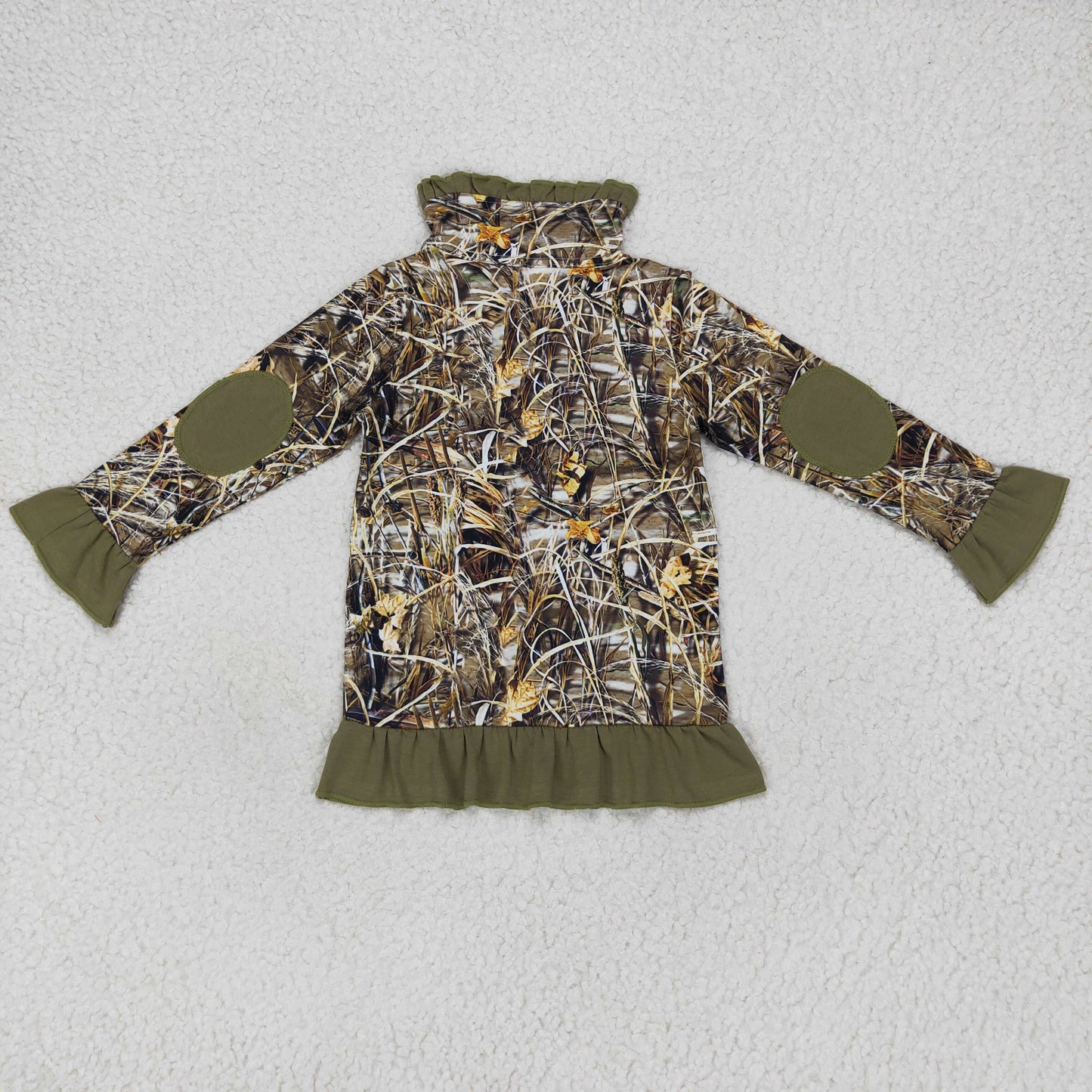 BT0332 Baby Boy Long Sleeves Camo Duck Hunting Shirt