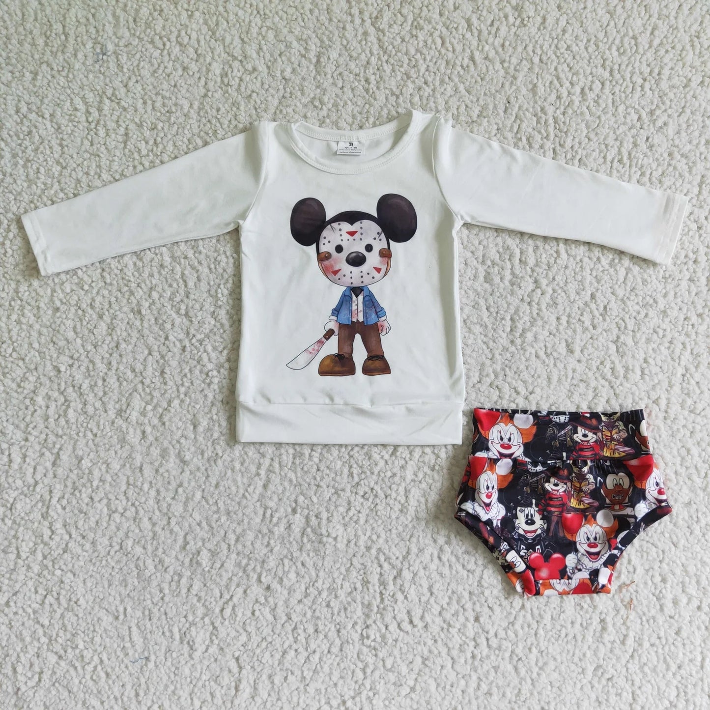 Promotion Baby Girl Halloween Bummies Outfit RTS
