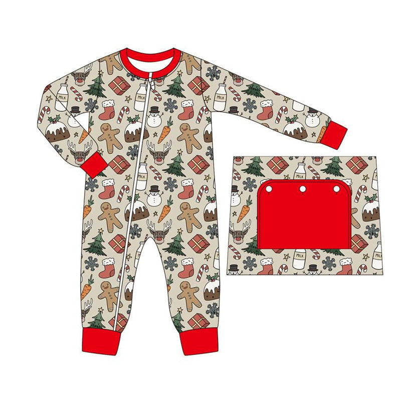 Pre-order Baby Boy Christmas Gifts Zipper Romper