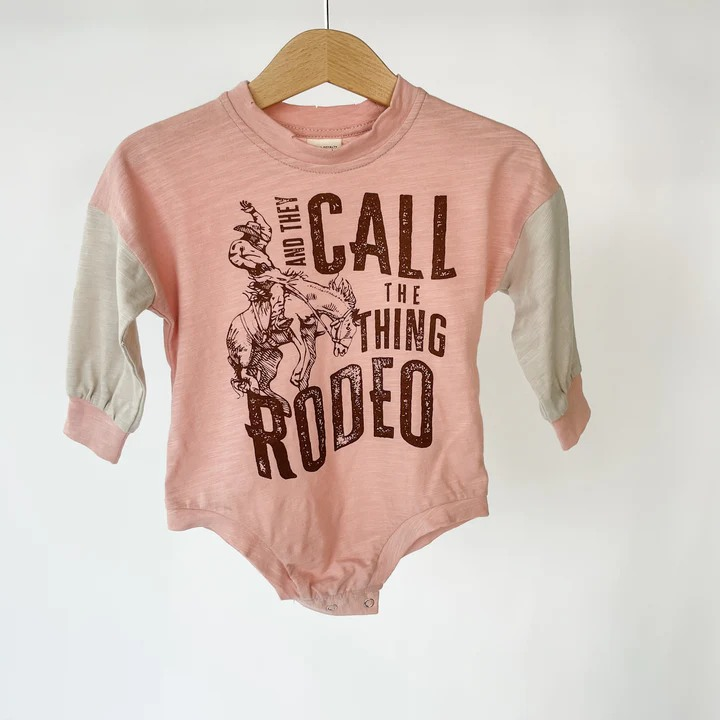 Pre-order Baby Girl Western Rodeo Bubble Romper