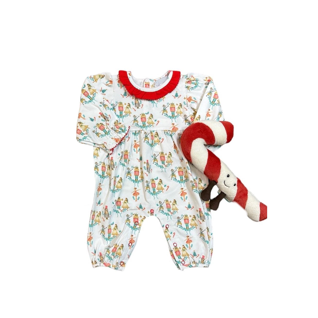 Pre-order Baby Girl Christmas Soldier Long Sleeves Romper