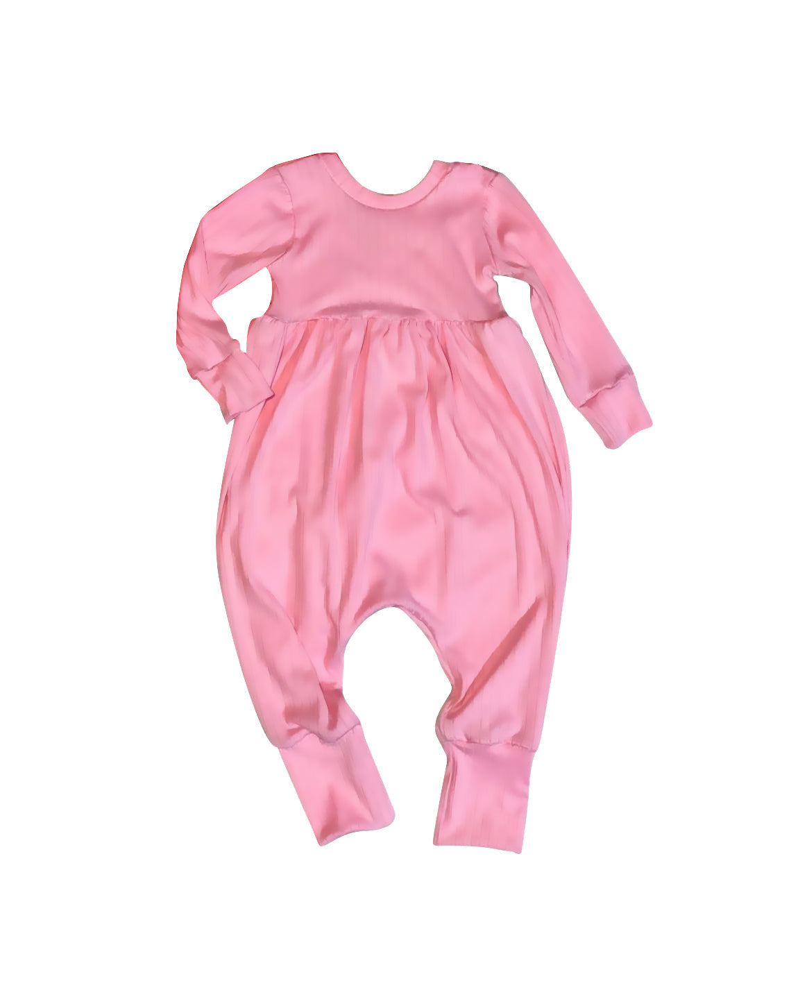 Pre-order Baby Girl Infant Long Sleeves Valentines Pink Cotton Romper
