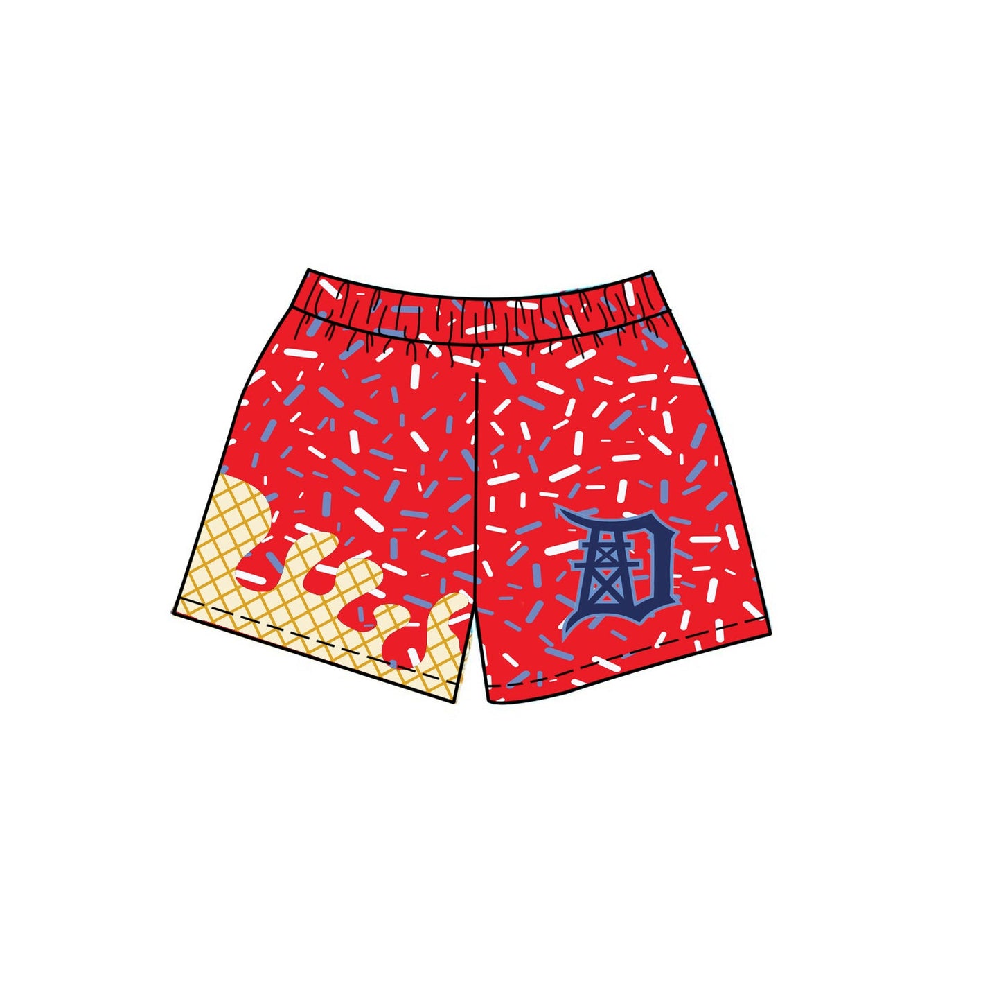Adult Man Custom Football D Team Shorts ( Moq 5 )