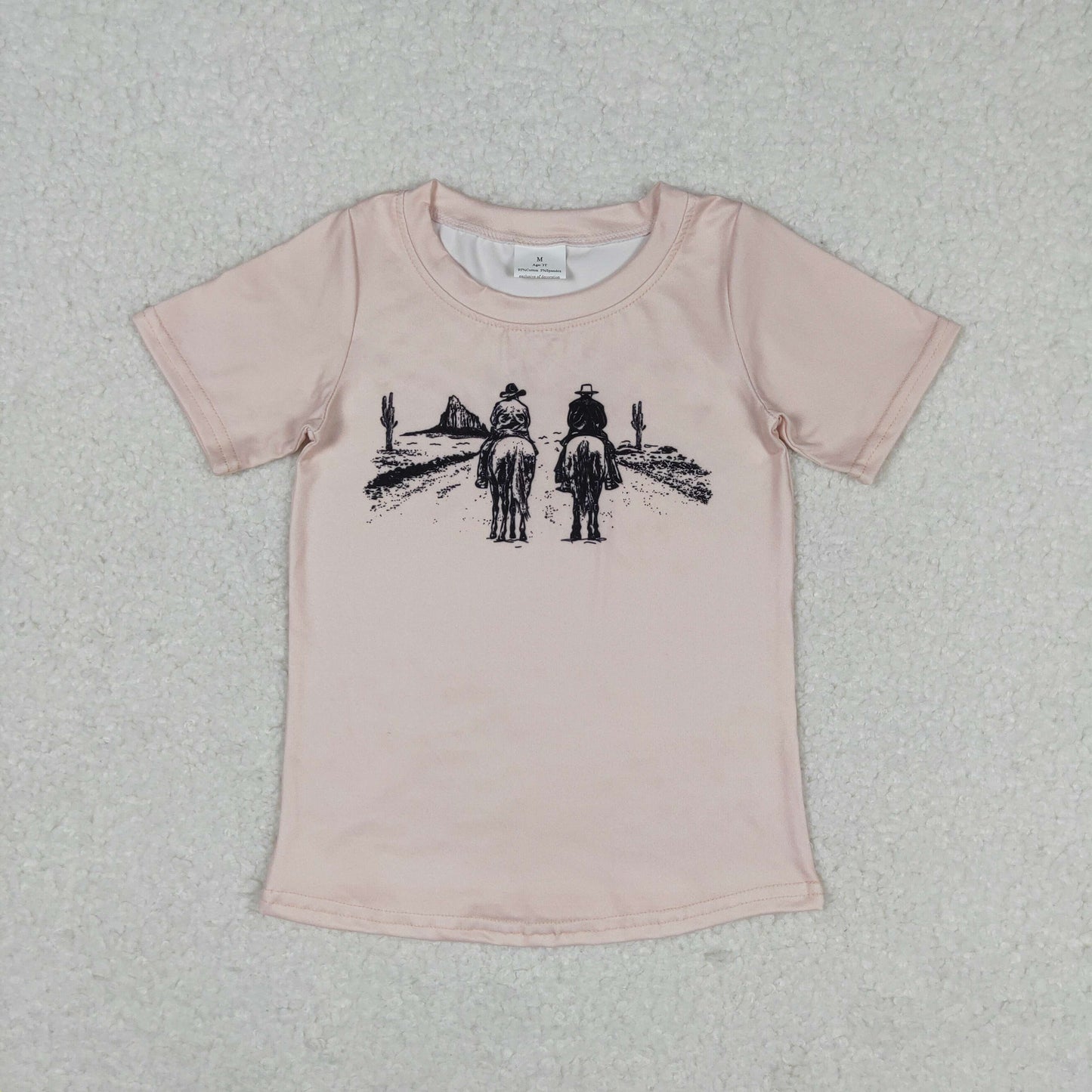 Baby Boy Short Sleeves Rodeo Shirt Tops