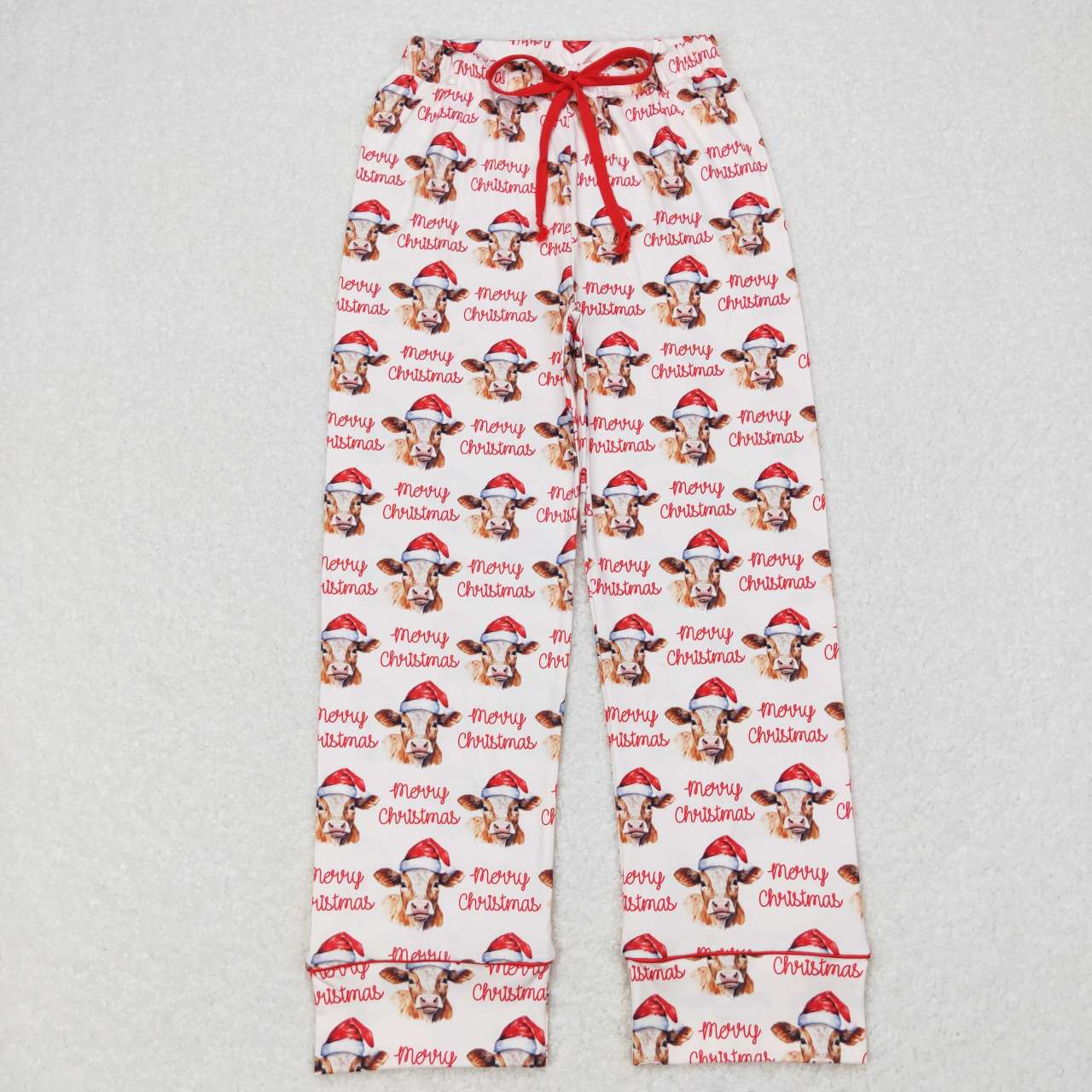 Sibling Adult Christmas Print Men Women Pajamas Pants Bottom Clothes RTS