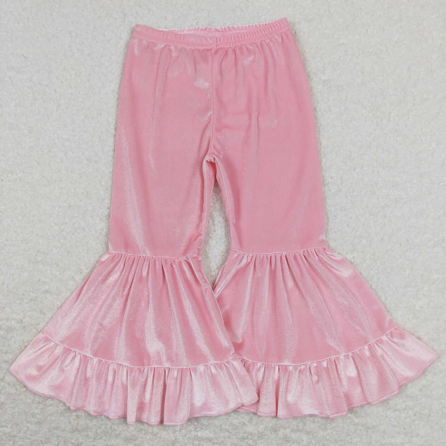 Sibling Baby Girls Kids Velvet Bell Bottom Pants Bottoms RTS