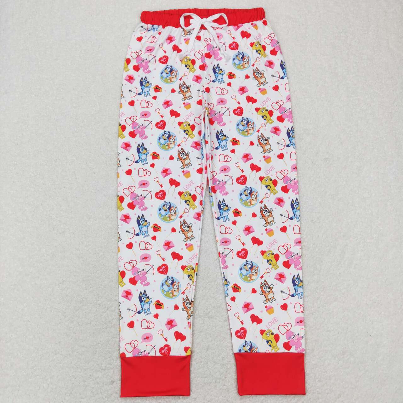 Baby Boy Girl Adult Valentine Dogs Hearts Sibling Family Romper Blanket Pajamas Set Clothes