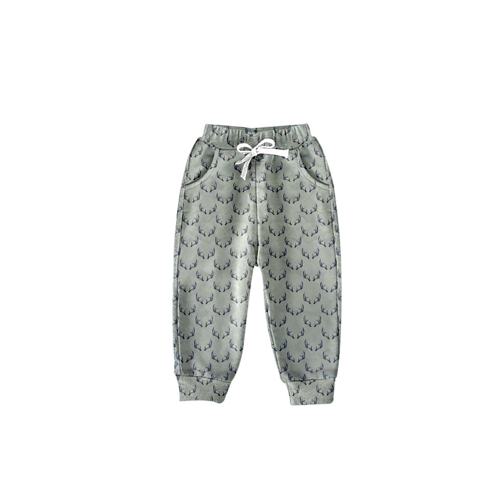 Pre-order Baby Girl Green Camo Deer Pockets Fall Pants