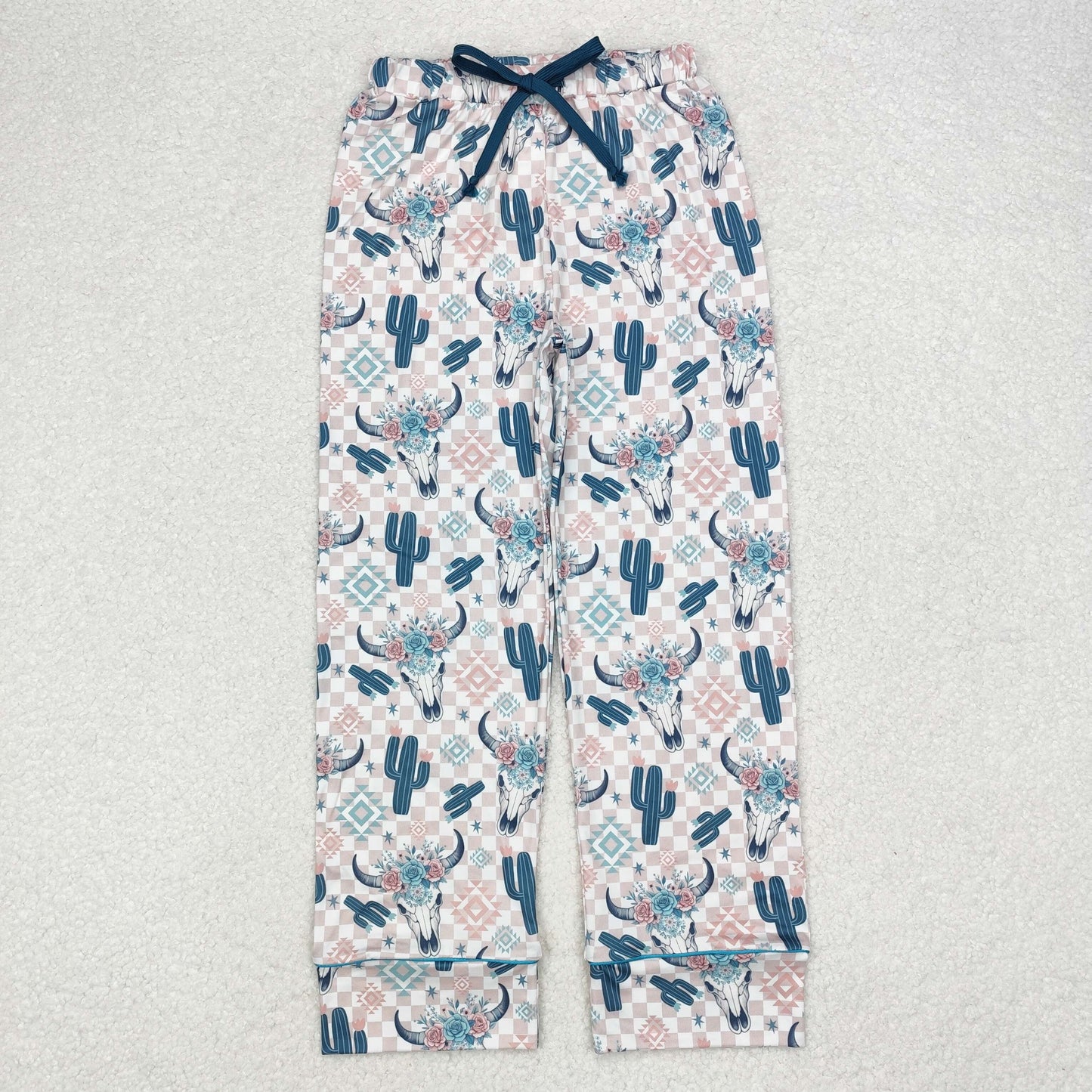 Sibling Adult Western Print Camo Pants Bottom Men Women Clothes RTS