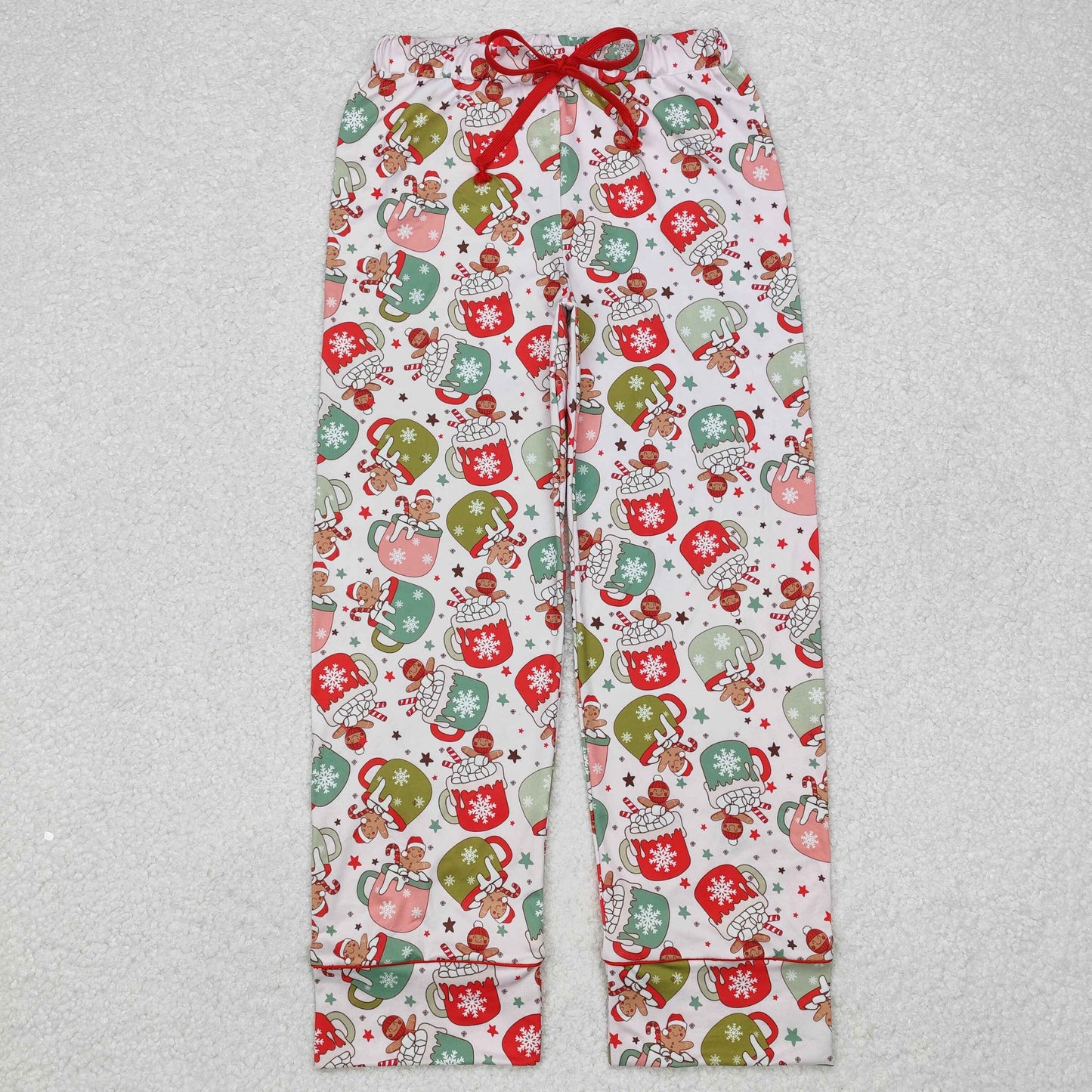 Sibling Adult Christmas Print Men Women Pajamas Pants Bottom Clothes RTS