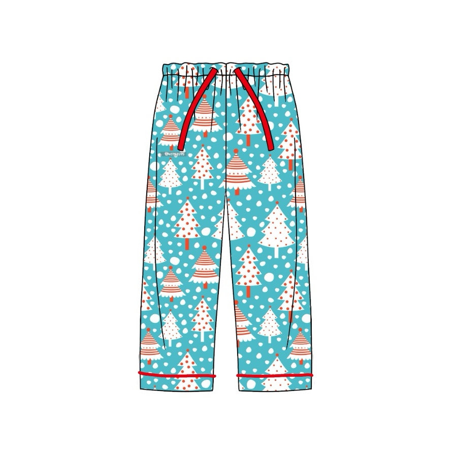 Pre-order Adult Women Christmas Tree Dots Pajamas Pants