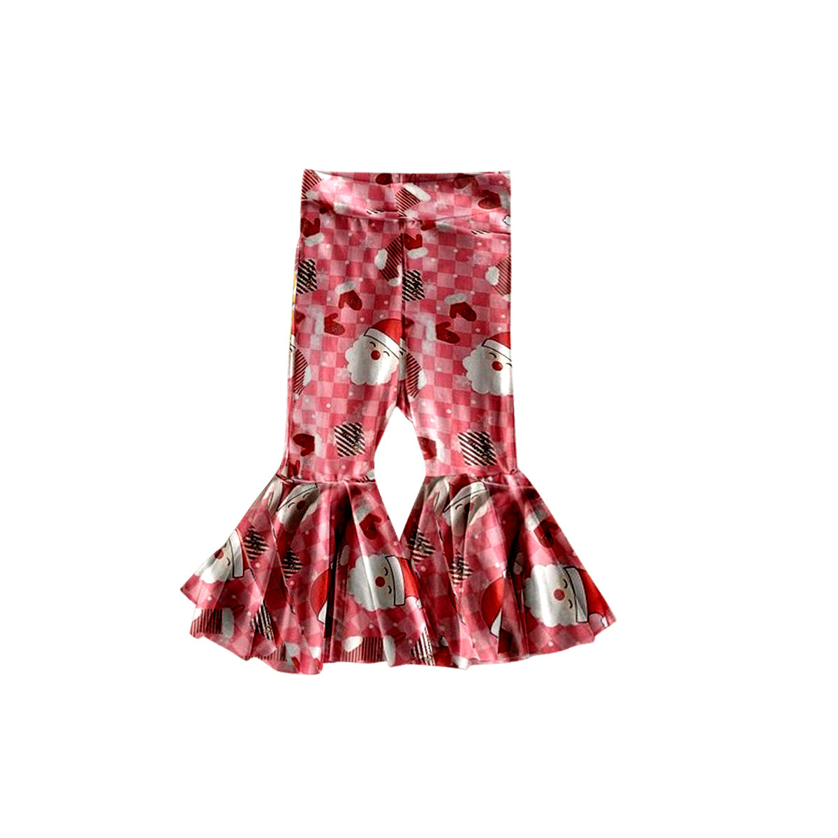 Pre-order Baby Girl Christmas Santa Pink Bell Pants