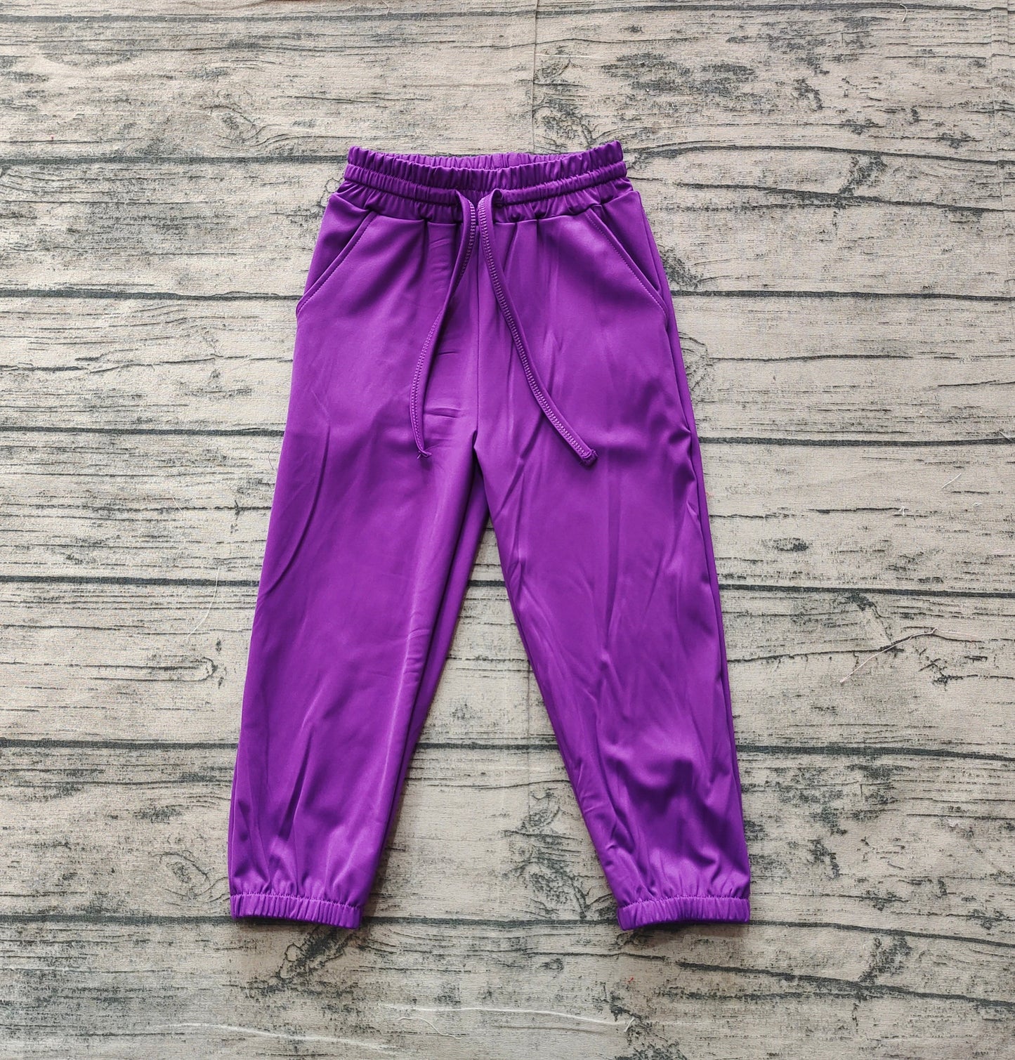 Baby Girl Pockets Purple Jogger Yoga Active wear Pants RTS