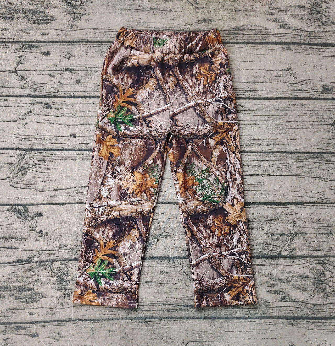 Baby Kids Toddler Camo Pocket Pants