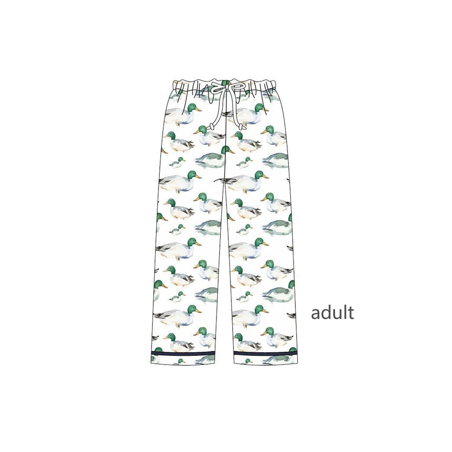 ( Moq 5 ) Preorder Adult Women Ducks Pajamas Pants