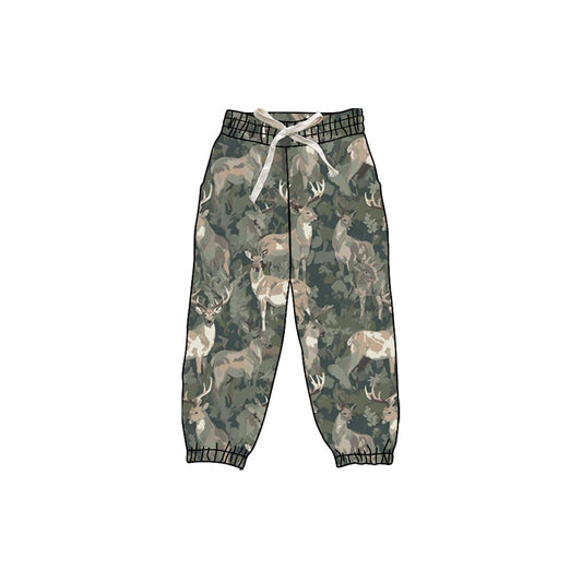 ( Moq 5 ) Preorder Kids Girls Yoga Deer Jogger Pants Bottom
