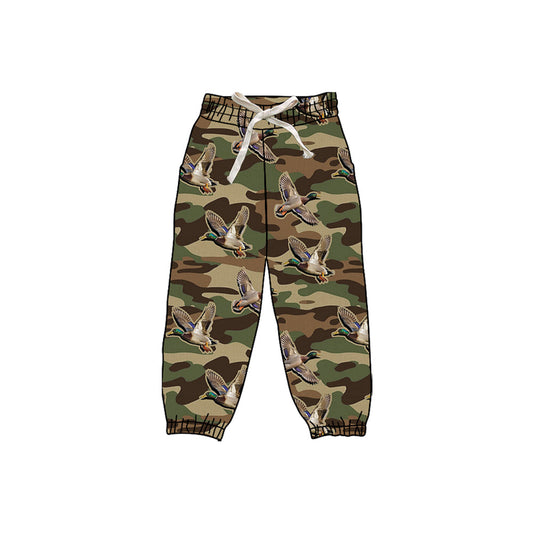 ( Moq 5 ) Preorder Girls Kids Ducks Camo Joggers Yoga Active Pants Bottom