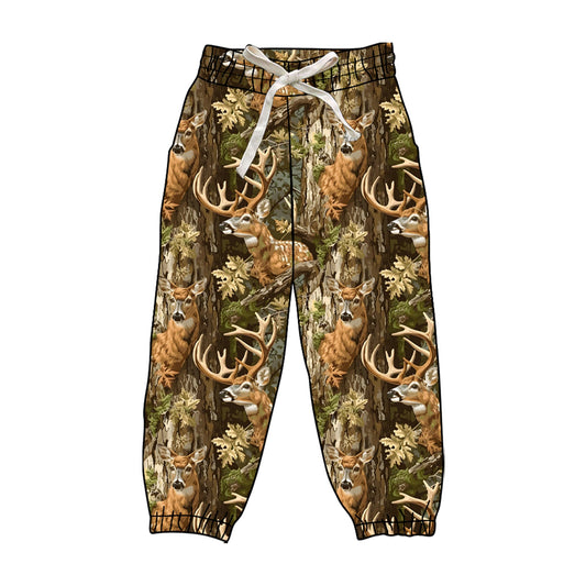 (Moq 5 ) Preorder Adult Woman Deer Camo Joggers Yoga Pants Bottom