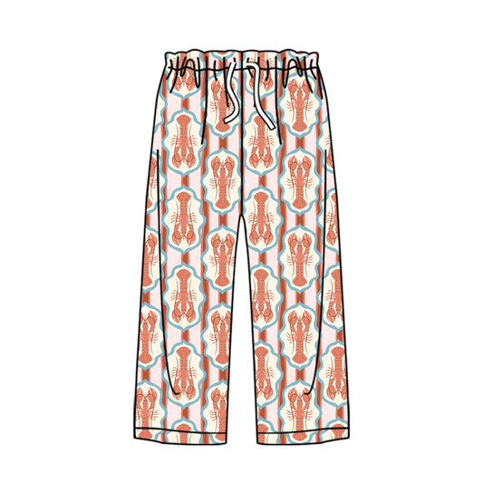 ( Moq 5 ) Preorder Adult Woman Crawfish Pants Pajamas Bottoms