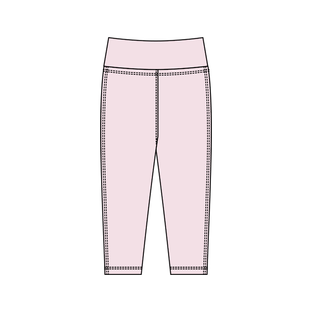 ( Moq 5 ) Preorder Baby Kids Girls Pink Yoga Active Legging Pants Bottoms