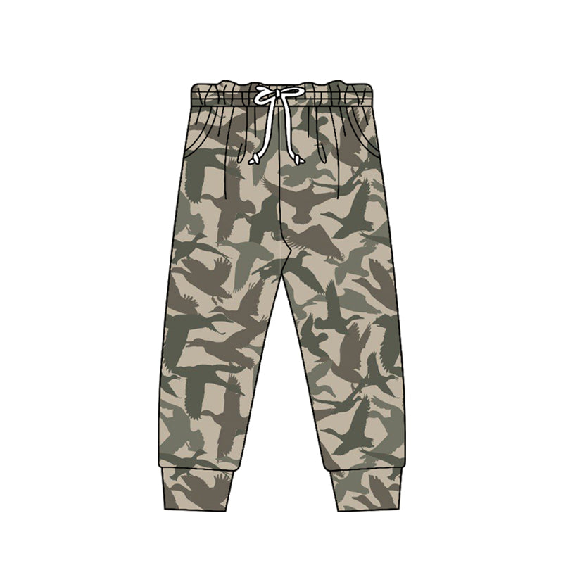 ( Moq 5 ) Preorder Baby Boys Kids Pockets Ducks Pants Joggers