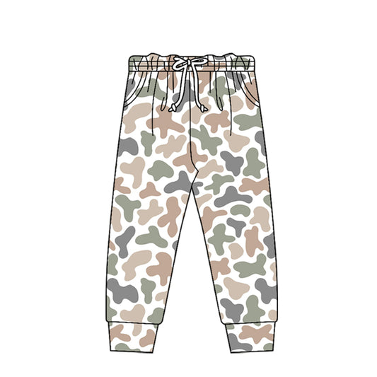 ( Moq 5 ) Preorder Baby Boys Kids Camo Print Pockets Pants Joggers